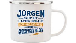 Produktbild von H&H Echter Kerl Emaille-Becher Jürgen