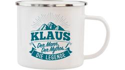 Produktbild von H&H Echter Kerl Emaille-Becher Klaus