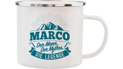 Produktbild von H&H Echter Kerl Emaille-Becher Marco