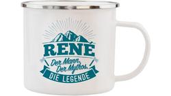 Produktbild von H&H Echter Kerl Emaille-Becher Rene