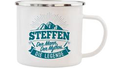 Produktbild von H&H Echter Kerl Emaille-Becher Steffen