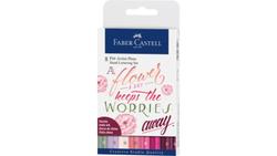 Produktbild von FABER-CASTELL Pitt Artist Pen Hand Lettering 8er-Etui Flowers