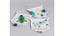 Produktbild von Rayher Kreativ-Set Monster für 8 Stoffwimpel