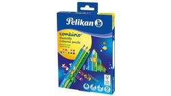 Produktbild von Pelikan Buntstifte Combino dick und dreieckig 12er Karton
