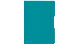 Produktbild von herlitz my.book flex Notizheft PP A4 2x40Blatt liniert/kariert türkis