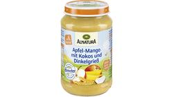 Produktbild von Alnatura Apfel-Mango-Kokos Dinkelgrieß