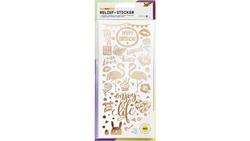 Produktbild von folia Relief-Sticker Ganzjahr-Motive 10 Blatt