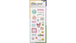 Produktbild von folia Aquarellsticker 5 Blatt 10 x 23cm