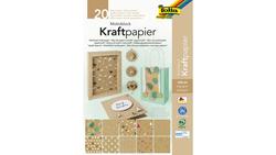 Produktbild von folia Motivblock Kraftpapier A4