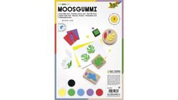 Produktbild von folia Moosgummi  A4 7 Blatt farblich sortiert