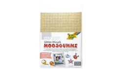 Produktbild von folia Glitter-Moosgummi Mosaik farblich sortiert