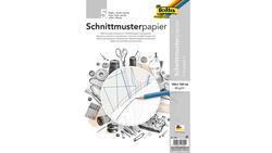 Produktbild von folia Schnittmuster-Papier 100 x 150cm 5 Bogen weiss