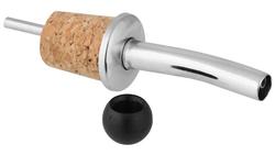 Produktbild von FACKELMANN Flaschenausgießer, Edelstahl und Kork