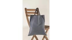 Produktbild von Rayher Baumwolltasche uni grau 38x42cm