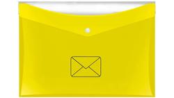 Produktbild von VELOFLEX Postmappe A4 gelb