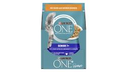 Produktbild von PURINA ONE Senior 7+ mit Huhn und grünen Bohnen Katzennassfutter