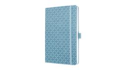 Produktbild von sigel Jolie Notizbuch liniert Sky Blue 135 x 203 x 16mm