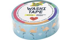 Produktbild von folia washi-Tape Hotfoil Flamingos rose-gold