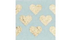 Produktbild von folia washi-Tape Hotfoil Herzchen gold