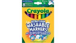 Produktbild von Crayola - 8 Ultra Clean aus- und abwaschbare Filzstifte