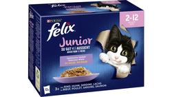 Produktbild von felix Katzennassfutter So gut wie es aussieht in Gelee Junior gemischte Vielfalt 12x85g