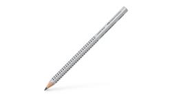 Produktbild von FABER CASTELL Jumbo Grip Bleistift HB silber