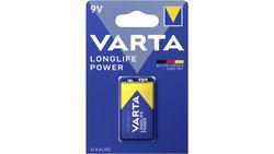 Produktbild von VARTA LONGLIFE Power Alkalinebatterie E-Block 9V - 1 Stück