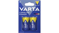Produktbild von VARTA LONGLIFE Power Alkalinebatterie Baby C 1,5V - 2 Stück