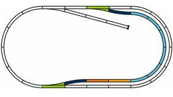 Produktbild von PIKO 55321 - PIKO A-Gleis mit Bettung Set: C