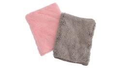 Produktbild von Barbara Hofmann Mikrofaser-Reinigungs-Handschuh Grau Rosa