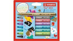 Produktbild von STABILO Trio DECO - Metallic-Filzstifte - 8er Pack