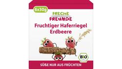 Produktbild von Freche Freunde Bio Fruchtiger Haferriegel Erdbeere 6x30g