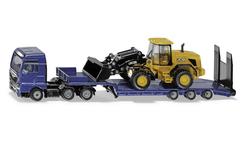 Produktbild von SIKU 1790 Super - MAN LKW mit Tieflader und JCB Radlader