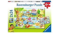 Produktbild von Ravensburger Puzzle - Freizeit am See, 2 x 24 Teile