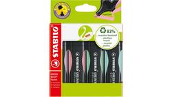 Produktbild von STABILO Textmarker GREEN BOSS Pastell 4er-Pack