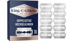 Produktbild von King C. Gillette Systemklingen für Rasierhobel 10er