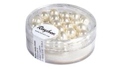 Produktbild von Rayher - RENAISSANCE GLASWACHSPERLEN 6MM WEISS 45 STÜCK DOSE 14401102