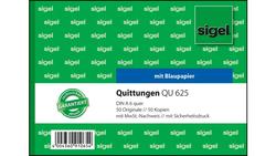 Produktbild von sigel Formularbuch Quittung QU625 A6 2 x 50Blatt