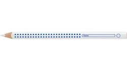Produktbild von FABER-CASTELL Farbstift CASTELL JUMBO Heft&Tafel weiss