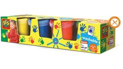 Produktbild von SES Creative - Fingerfarbe 4 Farben je 150ml