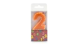 Produktbild von pajoma - Geburtstagskerze "Zahl 2"