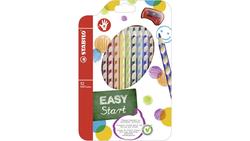 Produktbild von STABILO Buntstifte EASYcolors 12er-Etui mit Spitzer für Rechtshänder