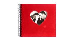 Produktbild von goldbuch Spiralalbum Rosso, rot Herz 28x28 cm