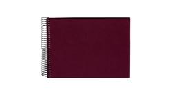 Produktbild von goldbuch Spiralalbum Bella Vista bordeaux mit schwarzen Seiten 17x23 cm
