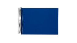 Produktbild von goldbuch Spiralalbum Bella Vista blau mit schwarzen Seiten, 17x23 cm