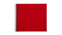 Produktbild von goldbuch Spiralalbum Bella Vista rot mit schwarzen Seiten, 30x34 cm