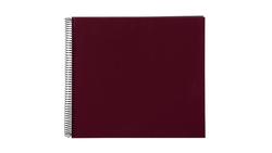 Produktbild von goldbuch Spiralalbum Bella Vista bordeaux mit schwarzen Seiten, 30x34 cm