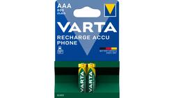 Produktbild von VARTA RECHARGE ACCU Phone NIMH-Akku Micro AAA 800mAh - 2 Stück
