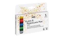 Produktbild von KREUL Porcelain+GlassPen glitter 160°C Set