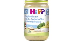 Produktbild von HiPP Menüs ab 10.Monat - Tagliatelle mit Alaska-Seelachsfilet in Rahmbrokkoli